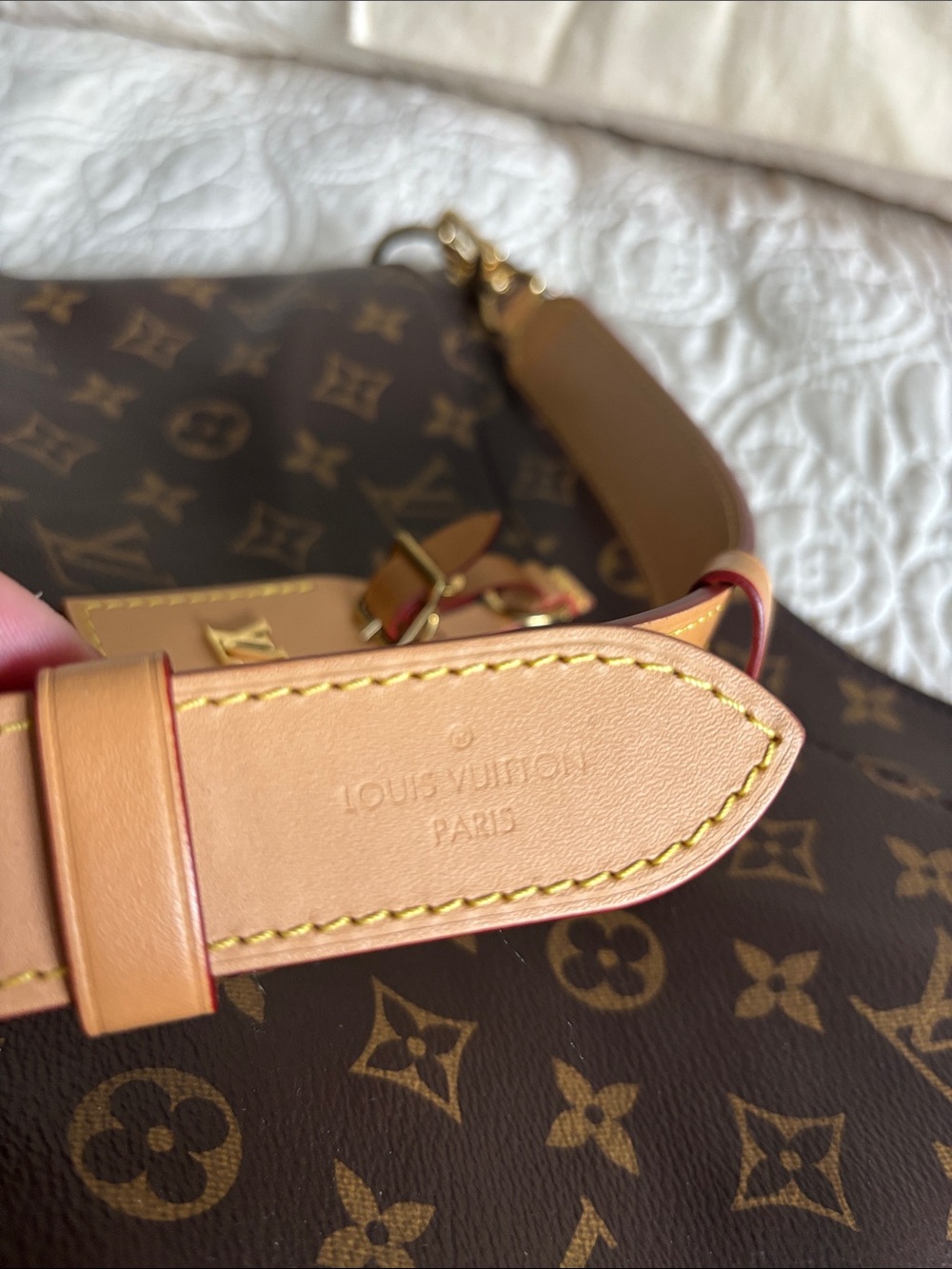 Louis Vuitton Monogram Brown & Natural Leather Shoulder Bag - Picture 14 of 14